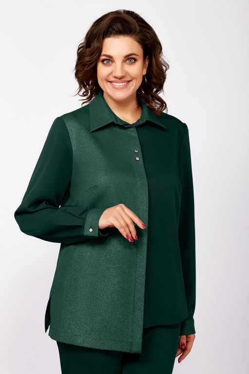 Костюм Olga Style С885 зеленый