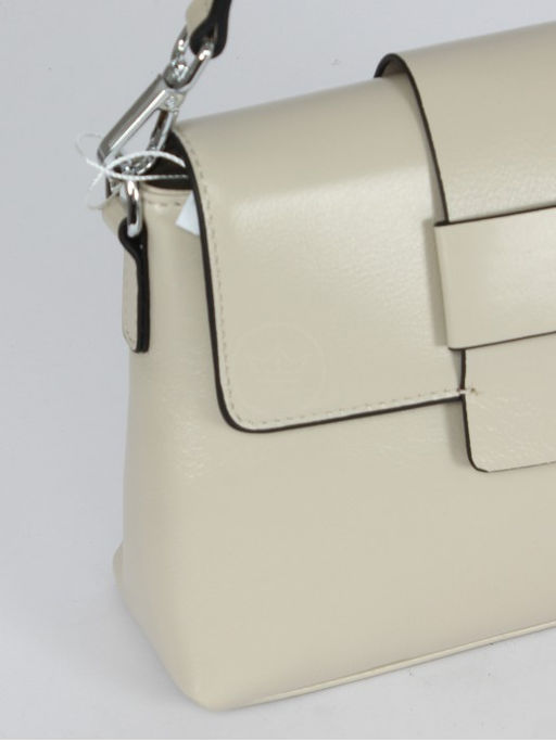 Сумка женская натуральная кожа GU 2033-0028, 1отд+карм/пер, плечевой ремень, бежевый SALE 264160 - Adelia фото 4