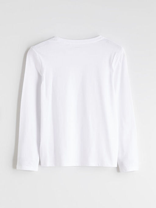 Bisiklet Yaka Basic K?z ?ocuk Ti??rt