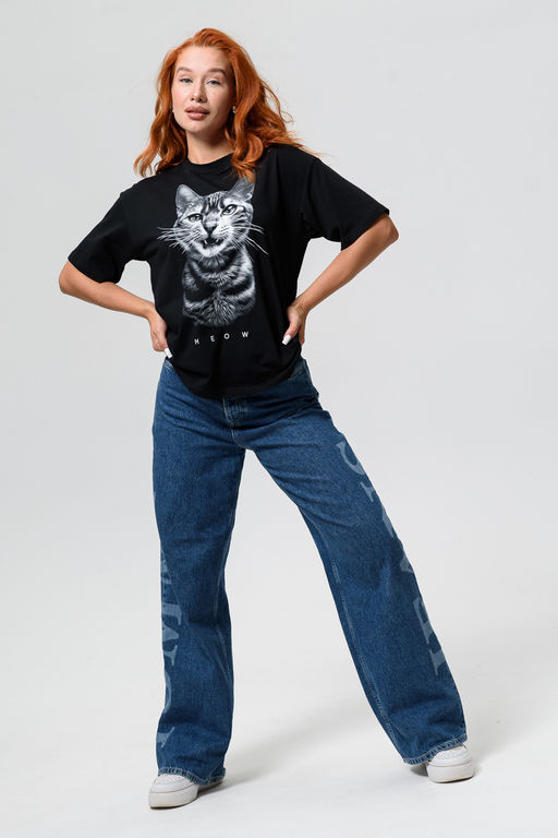 8506/1 Футболка женская оверсайз - Натали фото 260