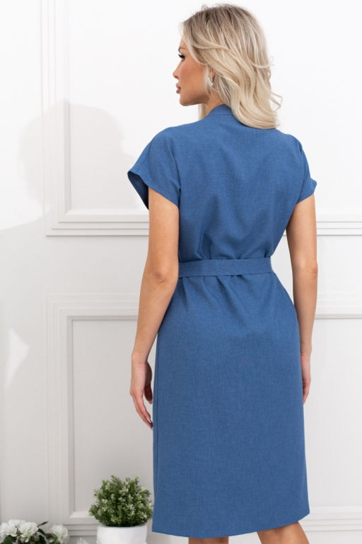 VALENTINA  Элегантное льняное платье Милитта №4  фото 5