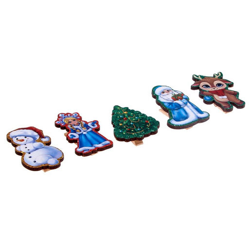 Кукольный театр на прищепках Новогодние истории - Лесная мастерская фото 3