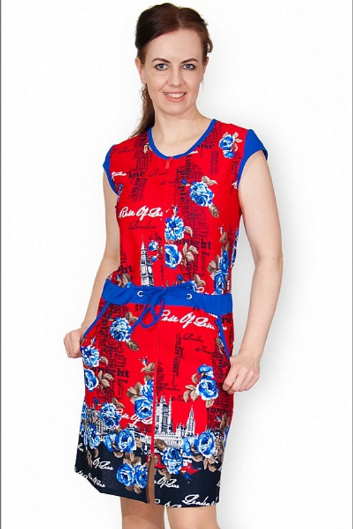 Халат женский на молнии (200-5)