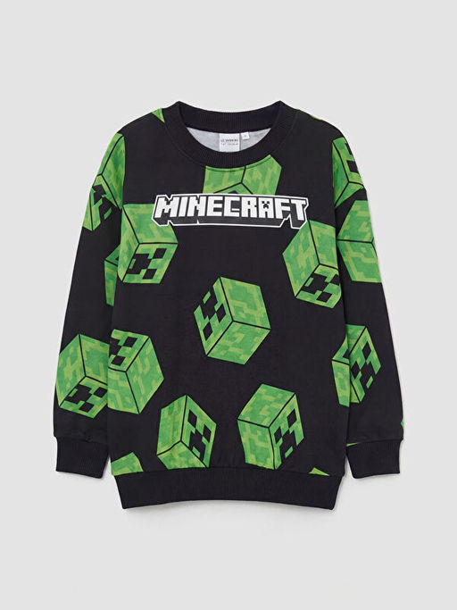 Minecraft Bask?l? Erkek ?ocuk Sweatshirt