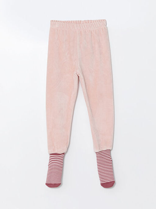 Beli Lastikli ?orapl? K?z Bebek Pijama Alt 2li - Waikiki фото 2