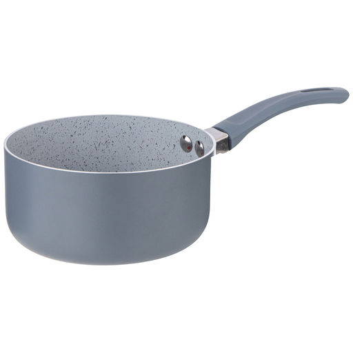 КОВШИК AGNESS BLACK MARBLE АНТИП. ПОКР. РУЧКА SOFT TOUCH 1000 МЛ БЕЗ УПАКОВКИ  фото 2