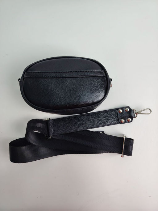 Маленькая круглая сумка из кожи №L198