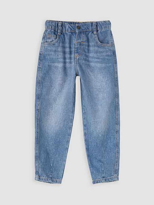 Baggy Fit Erkek ?ocuk Jean Pantolon