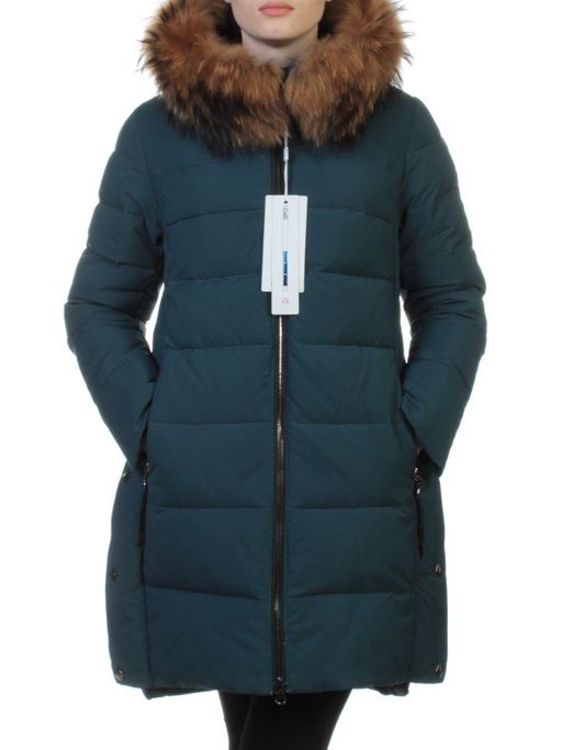 9196 Пальто зимнее женское (холлофайбер, натуральный мех енота) - Fashion фото 4