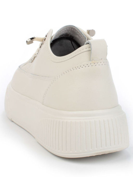 05-SD8-2D BEIGE Кроссовки женские (натуральная кожа) - Фабричный китай фото 6