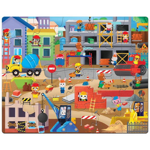 Напольный пазл Большая стройка - Puzzle time фото 2