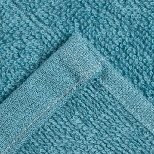 Полотенце махровое Этель 30х30 см, цвет бирюза, 100% хлопок, 340 г/м2  фото 4