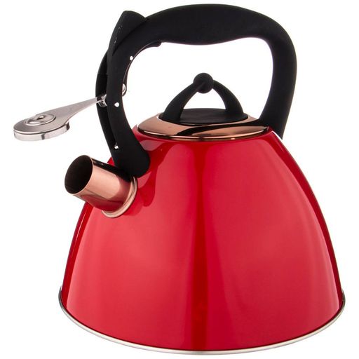 ЧАЙНИК AGNESS ТЮДОРСО СВИСТКОМ 2,7 Л, ТИТАНОВОЕ ПОКРЫТИЕ НОСИКА, ТЕРМОАККУМУЛИРУЮЩЕЕ ДНО, ИНДУКЦИЯ  фото 3