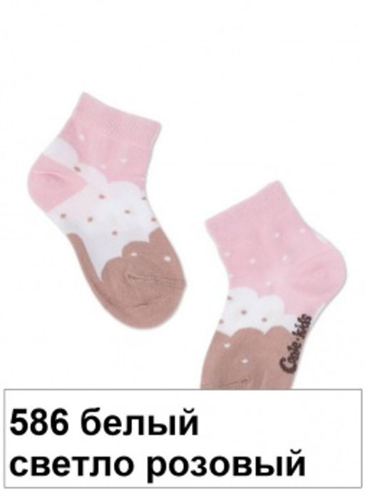 Носки дет.TIP-TOP 5С-11СП, р.12 (96/6) - 586 белый-светло-розовый - Conte elegant фото 2