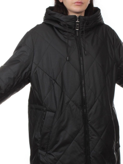 25051 BLACK Куртка демисезонная женская (100 гр. холлофайбер) - Fashion фото 2