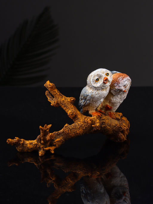 Фигурка полистоун Совушки, первая любовь, 8?13.7?5.7 см