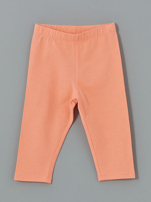 Beli Lastikli ?i?ekli K?z ?ocuk Tayt 2li