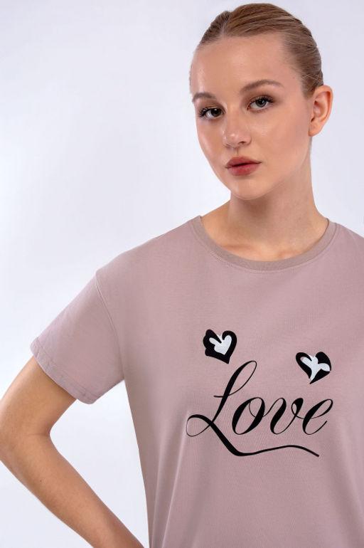 Арт. 9159 Пижама с шортами 42-50 (5 шт) Цвет:бежевый - Калинка фото 3