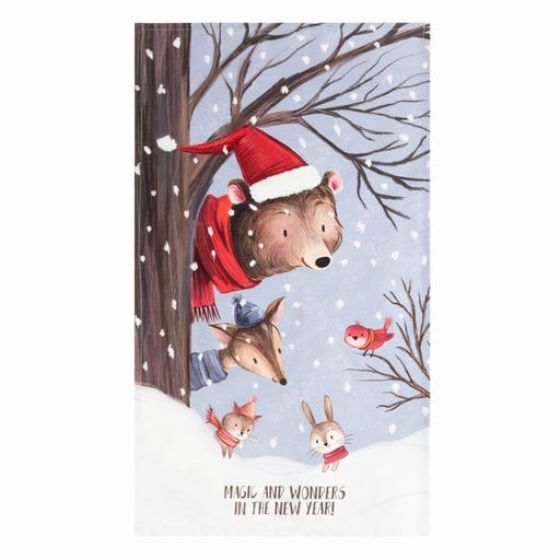 Новогоднее полотенце Этель Magic 40х73см, 100% хл, саржа 190 гр/м2  фото 2