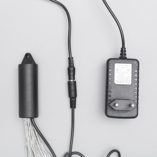 Гирлянда Конский хвост 15 нитей по 2 м, IP20, серебристая нить, 300 LED, свечение мульти, 220 В - Luazon lighting фото 6