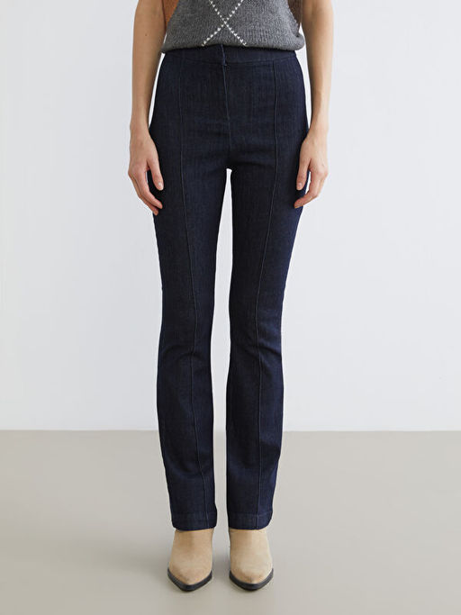 Flare Kad?n Jean Pantolon