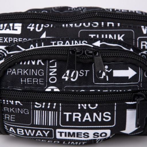 Сумка поясная на молнии, наружный карман, цвет чёрный - Nazamok фото 6