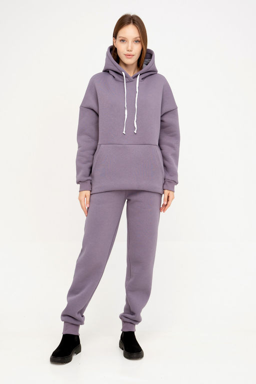 Джемпер Футер 3-х нитка начес 194L17 аметист худи толстовка - Solo mio фото 2