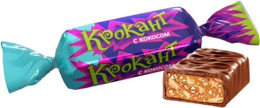 Конфеты Крокант с кокосом (упаковка 0,5 кг)