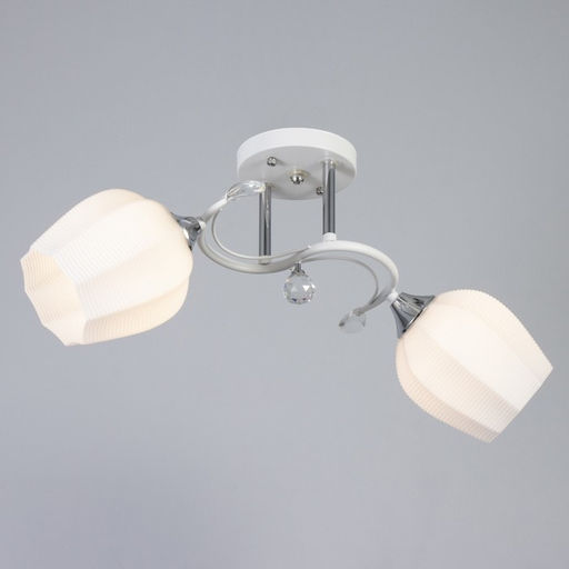 Люстра «Зарина» 2хЕ27 40 Вт белый 54×27×24 см BayerLux