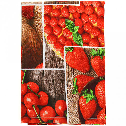 "Урожай" Скатерть 240х145см, длина стола до 200см, на 10-12 персон, хлопок "Премиум" 186г/м2, "Домашняя мода" (Россия)