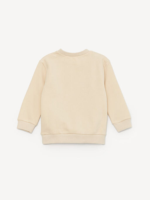 Bisiklet Yaka Uzun Kollu Bask?l? Erkek Bebek Sweatshirt ve E?ofman Alt? 2li Tak?m - Waikiki фото 3