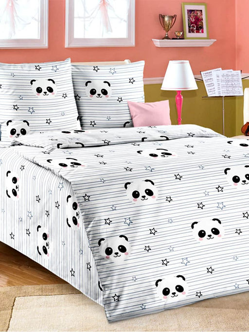 Комплект постельного белья 1,5 спальный Бамбуковый мишка