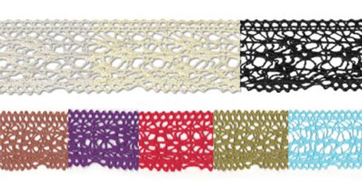 Gamma кружевная лента 25 мм HVK-08 в рулоне 22.8 м 0.5 СК/Распродажа