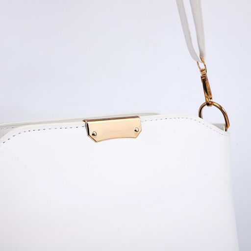 Сумка кросс-боди на молнии, цвет белый - Simaland фото 7