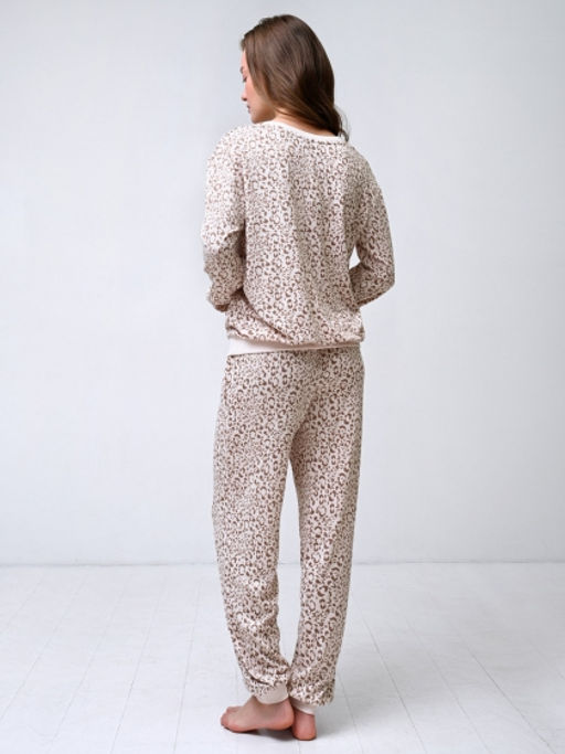 Женская пижама (ДЛ.рукав+брюки) 4167TCC - Indefini фото 4