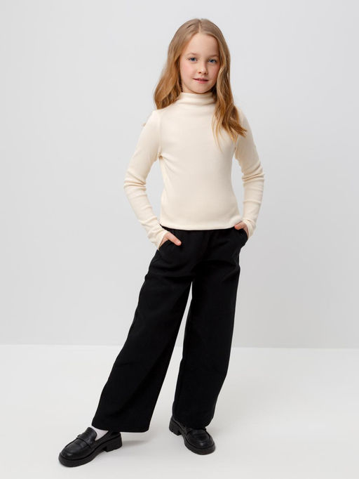 КР 302674-1/айвори джемпер (водолазка) для дев