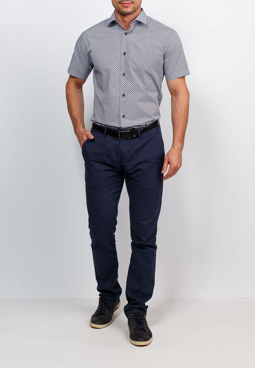 Сорочка мужская короткий рукав GREG 213/109/931/Z/1