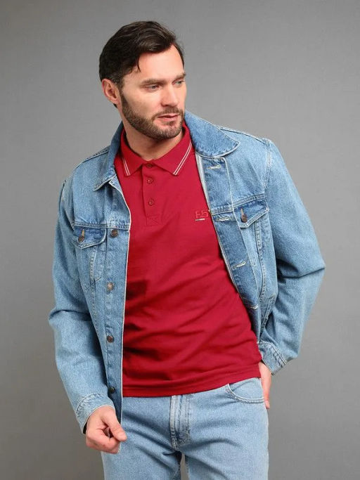 Футболка-поло мужская - F5 фото 6