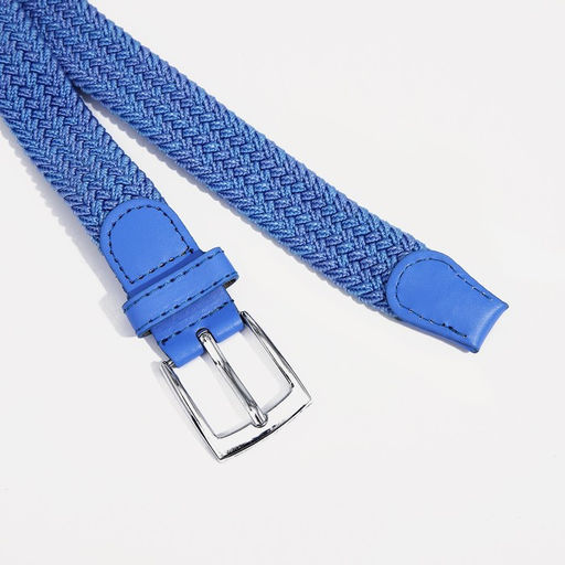 Ремень детский, ширина 2.5 см, пряжка металл, цвет светло-синий - Simaland фото 2