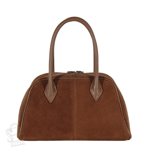 Сумка женская кожаная 88018AA brown Polina&Eiterou в Новосибирске