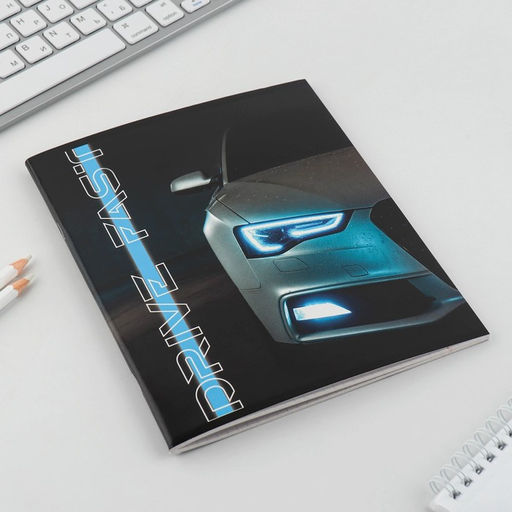 Цена за 5 шт. Тетрадь в клетку, 48 л., А5, на скрепке, блок №2 Машины МИКС - Artfox study фото 15