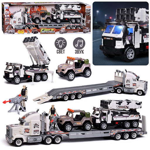 Набор машин "Военная техника" в коробке