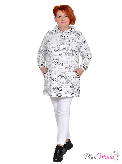 Толстовка Модель №1924 размеры 44-84 - Plusmoda фото 4