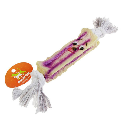 Игрушка на канате Грустная палка для собак, 30 см (игрушка 15,5 см) - Пижон фото 5