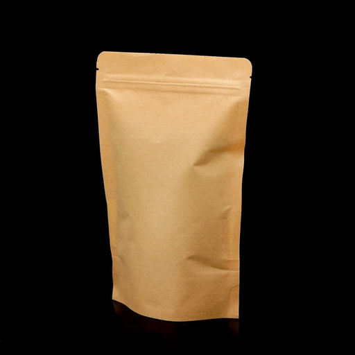 Цена за 50 шт. Пакет Zip - lock Крафт с прямоугольным окном 14×22 см