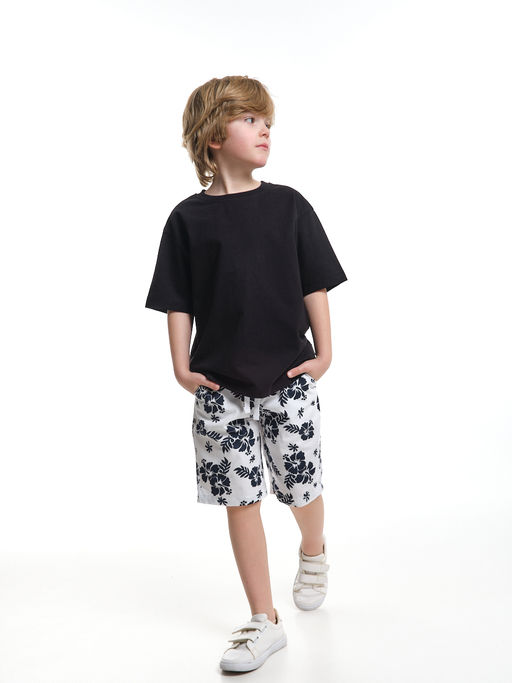 Шорты для мальчика UD 0377 черн/белый - Mini maxi фото 4