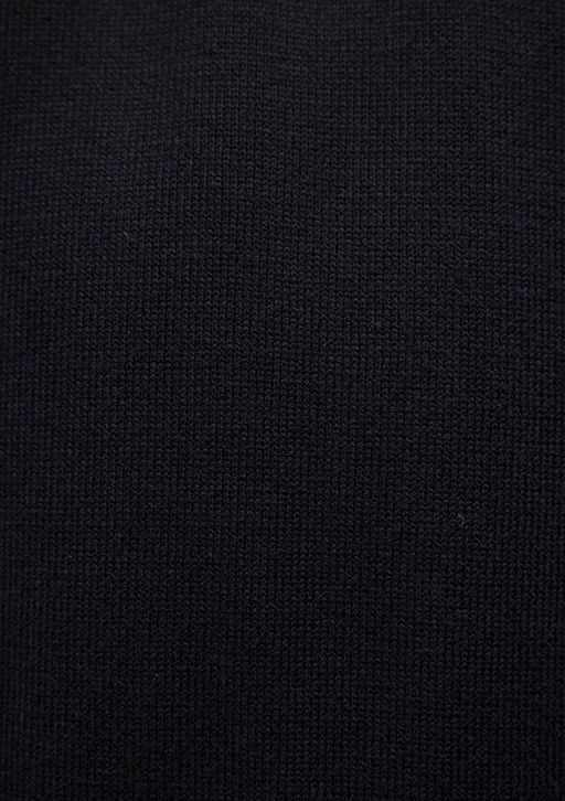 Yar? Fermuarl? Dik Yaka Siyah Kazak - Mavi фото 6