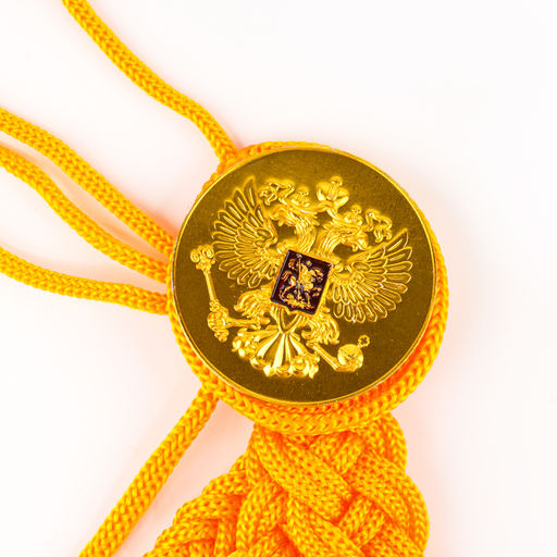 Набор военного «На парад победы»: аксельбант, значок, цвет золотой