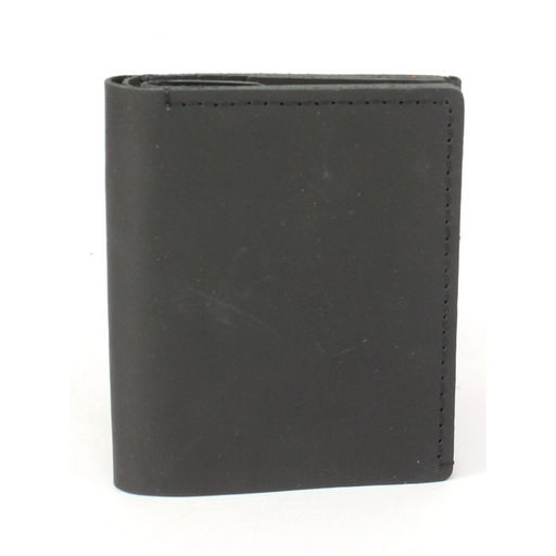 Портмоне мужское Croco-ПР-1054 натуральная кожа 2 отд, 3 карм, черный крейзи (4) 265390