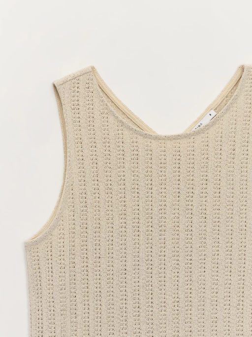 Майка прямого кроя с разрезом на спинке ZR2605023417-60 / Zarina